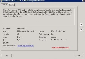 Failed-to-proxy-Exchange-Web-Services-Event-id-16 Client Access server failed to proxy Exchange Web Services to Active Directory site