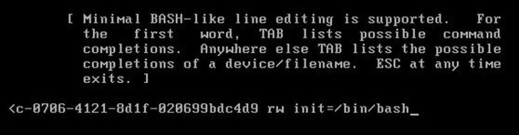 Ubuntu Password Reset