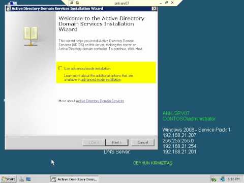 How to Perform Windows Server 2008 DC Deployment from IFM Media