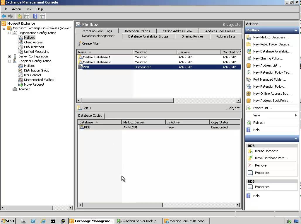 How to Restore Exchange 2010 Mailbox to Different Mailbox