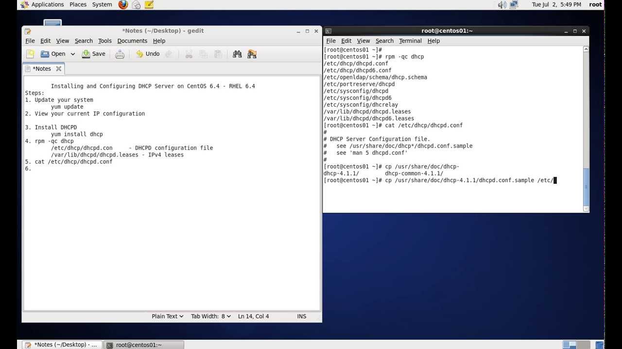 Install and Configure DHCP Server on CentOS 6.x – RHEL 6.x
