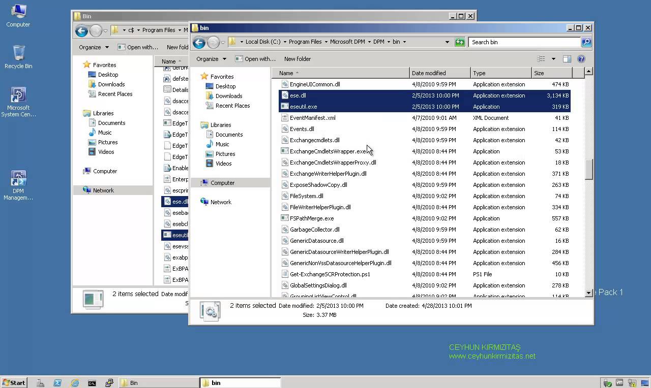 Installing and Configuring Data Protection Manager 2010 for Exchange Server 2010 SP2